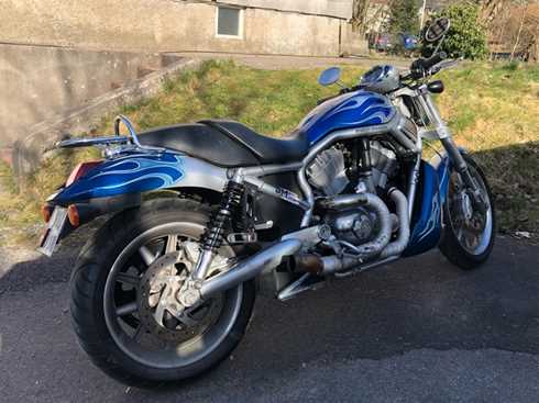 Harley Davidson VRSCR Street Rod stulen i Älvängen norr om Göteborg